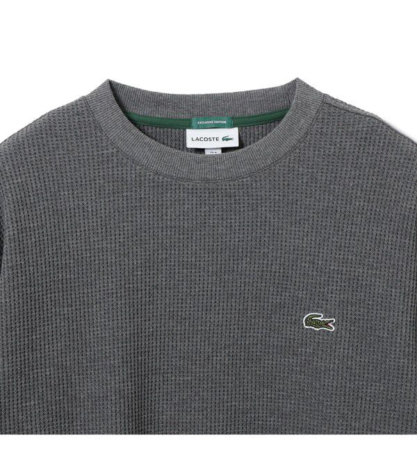 BEAMS「【別注】LACOSTE / ロゴ サーマル Tシャツ」|Tシャツ・カットソー|
