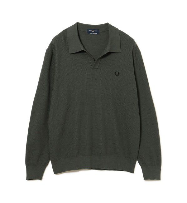 BEAMS「【別注】FRED PERRY / Skipper Knit Long Sleeve Polo Shirt」|Tシャツ・カットソー|
