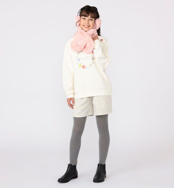 SHIPS KIDS「SHIPS KIDS:140～150cm / ツイード タック キュロット」|キュロット|