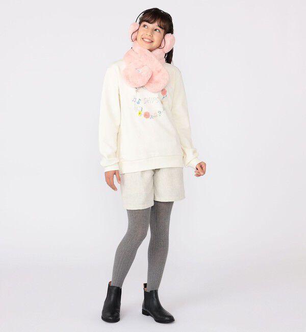 SHIPS KIDS「SHIPS KIDS:140～150cm / ツイード タック キュロット」|キュロット|