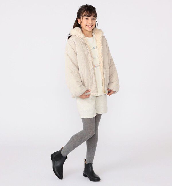 SHIPS KIDS「SHIPS KIDS:140～150cm / ツイード タック キュロット」|キュロット|