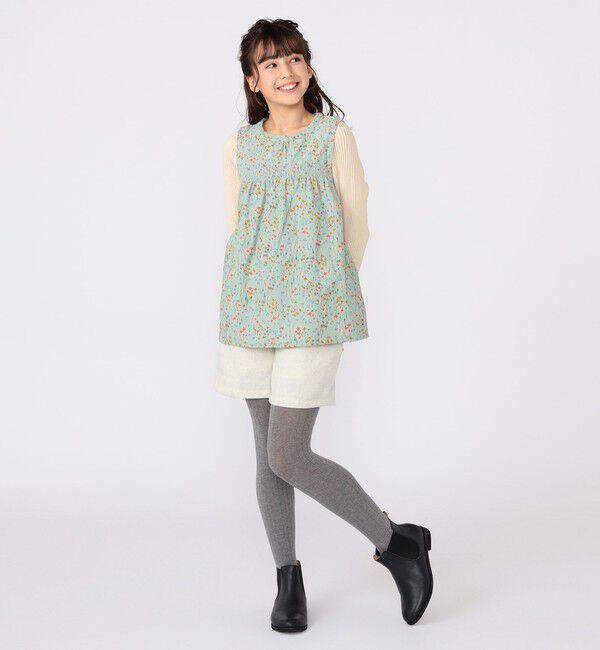 SHIPS KIDS「SHIPS KIDS:140～150cm / ツイード タック キュロット」|キュロット|