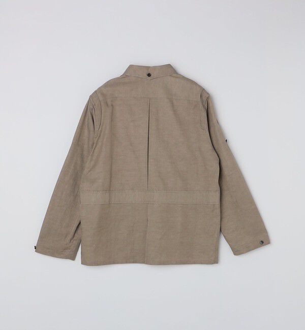 SHIPS「benine9: VINTAGEFINISHED COTTON CUPRA SAFARI JACKET」|ブルゾン・スタジャン|
