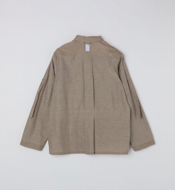 SHIPS「benine9: VINTAGEFINISHED COTTON CUPRA SAFARI JACKET」|ブルゾン・スタジャン|
