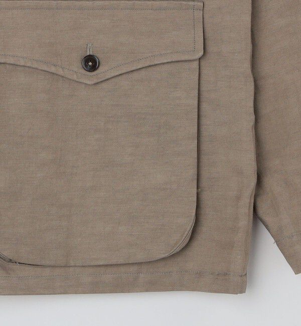 SHIPS「benine9: VINTAGEFINISHED COTTON CUPRA SAFARI JACKET」|ブルゾン・スタジャン|