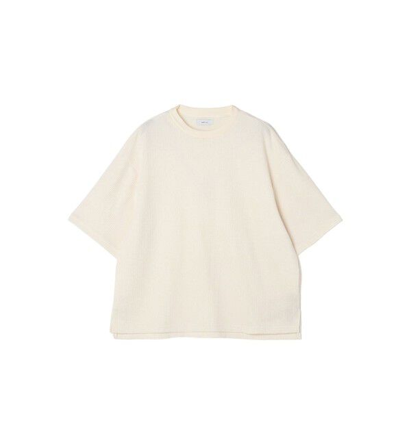 SHIPS any「SHIPS any: ワッフル リラックス クルーネック Tシャツ◇」|Tシャツ・カットソー|