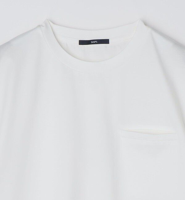 SHIPS「SHIPS:〈接触冷感/洗濯機可能/抗菌防臭〉COOL TOUCH サマー Tシャツ」|Tシャツ・カットソー|