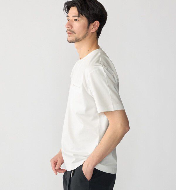 SHIPS「SHIPS:〈接触冷感/洗濯機可能/抗菌防臭〉COOL TOUCH サマー Tシャツ」|Tシャツ・カットソー|