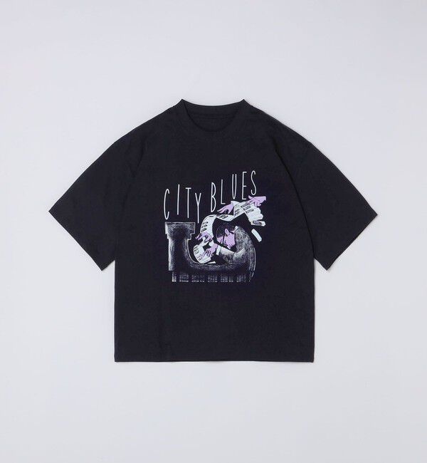 SHIPS「WEB限定｜ジャズ オーバーサイズ ショートスリーブ Tシャツ」|Tシャツ・カットソー|ダークグレー
