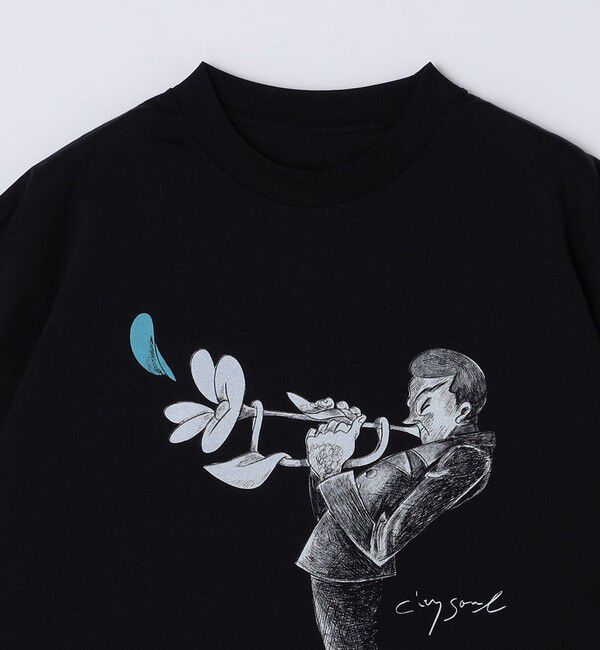 SHIPS「WEB限定｜ジャズ オーバーサイズ ショートスリーブ Tシャツ」|Tシャツ・カットソー|