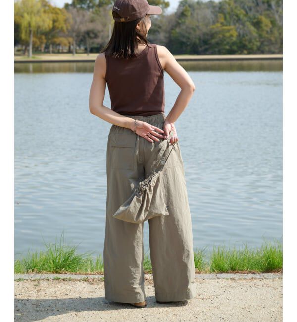 OUTDOOR PRODUCTS Usual Things「追加 撥水ナイロンUTILITYバギーパンツ」|スラックス|