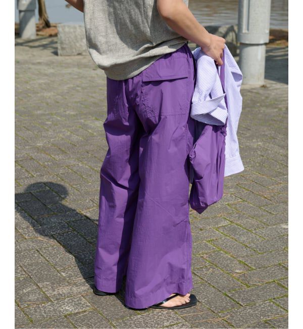 OUTDOOR PRODUCTS Usual Things「追加 撥水ナイロンUTILITYバギーパンツ」|スラックス|