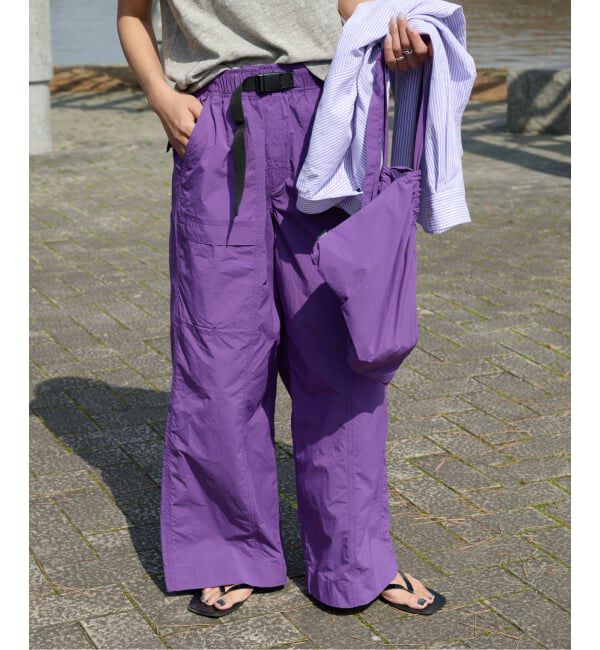 OUTDOOR PRODUCTS Usual Things「追加 撥水ナイロンUTILITYバギーパンツ」|スラックス|