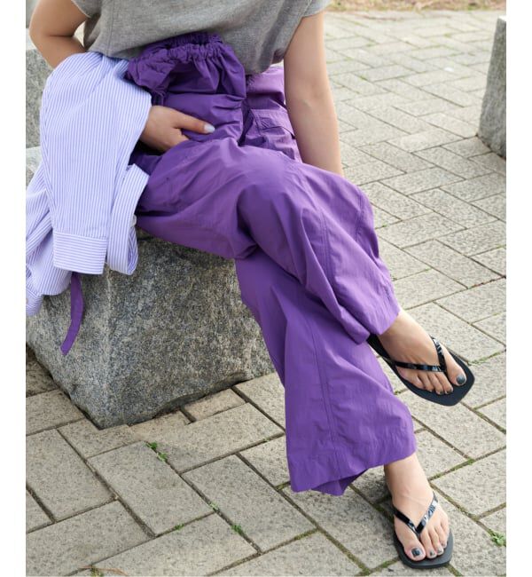 OUTDOOR PRODUCTS Usual Things「追加 撥水ナイロンUTILITYバギーパンツ」|スラックス|