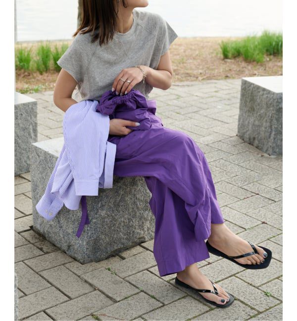 OUTDOOR PRODUCTS Usual Things「追加 撥水ナイロンUTILITYバギーパンツ」|スラックス|