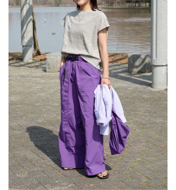 OUTDOOR PRODUCTS Usual Things「追加 撥水ナイロンUTILITYバギーパンツ」|スラックス|