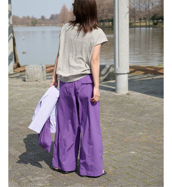 OUTDOOR PRODUCTS Usual Things「追加 撥水ナイロンUTILITYバギーパンツ」|スラックス|