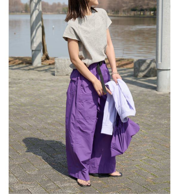 OUTDOOR PRODUCTS Usual Things「追加 撥水ナイロンUTILITYバギーパンツ」|スラックス|