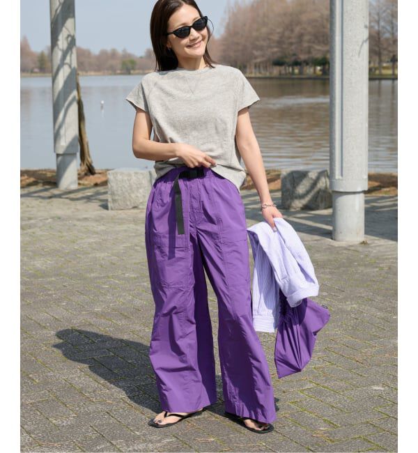 OUTDOOR PRODUCTS Usual Things「追加 撥水ナイロンUTILITYバギーパンツ」|スラックス|