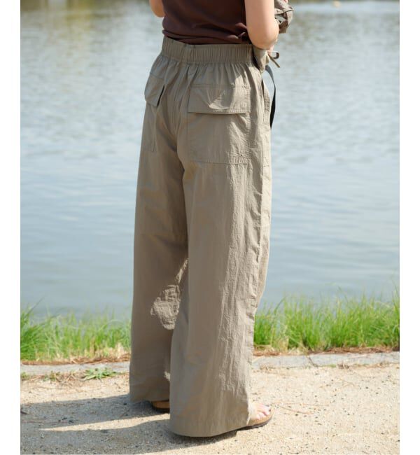 OUTDOOR PRODUCTS Usual Things「追加 撥水ナイロンUTILITYバギーパンツ」|スラックス|
