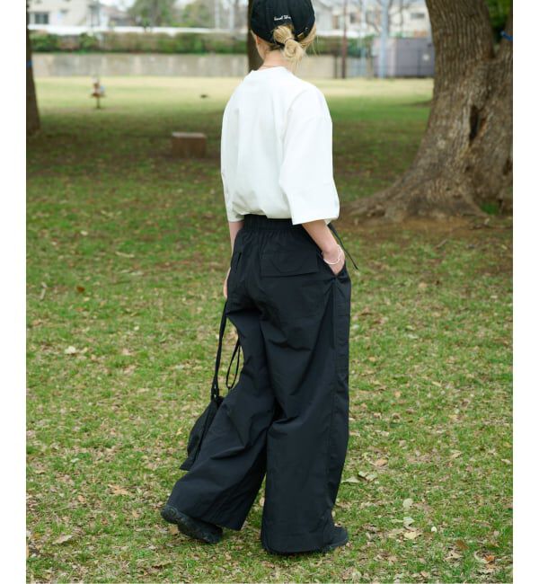 OUTDOOR PRODUCTS Usual Things「追加 撥水ナイロンUTILITYバギーパンツ」|スラックス|