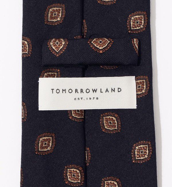 TOMORROWLAND GOODS「TOMORROWLAND シルクウール 小紋柄ネクタイ」|ネクタイ・蝶ネクタイ|