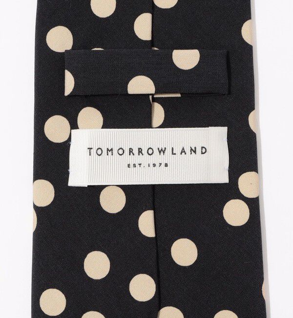 TOMORROWLAND GOODS「TOMORROWLAND シルク プリントドットネクタイ」|ネクタイ・蝶ネクタイ|
