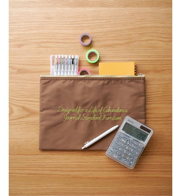 journal standard Furniture「JSF POUCH STITCH L　ポーチ」|ポーチ|ブラウン