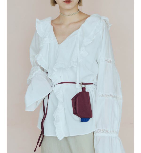 IENA LA BOUCLE「VIOLETTE ROOM バイオレットルーム EMBROIDERY TOPS VR263113」|シャツ・ブラウス|