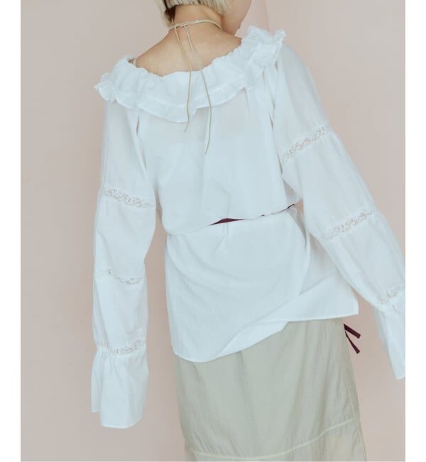 IENA LA BOUCLE「VIOLETTE ROOM バイオレットルーム EMBROIDERY TOPS VR263113」|シャツ・ブラウス|