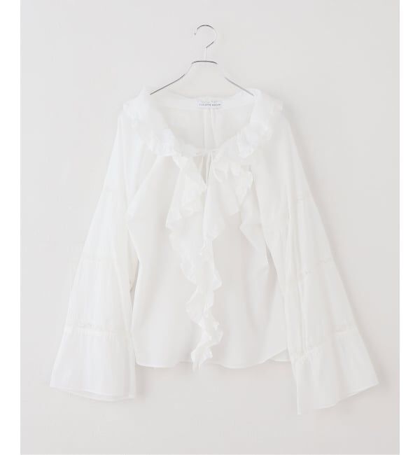 IENA LA BOUCLE「VIOLETTE ROOM バイオレットルーム EMBROIDERY TOPS VR263113」|シャツ・ブラウス|
