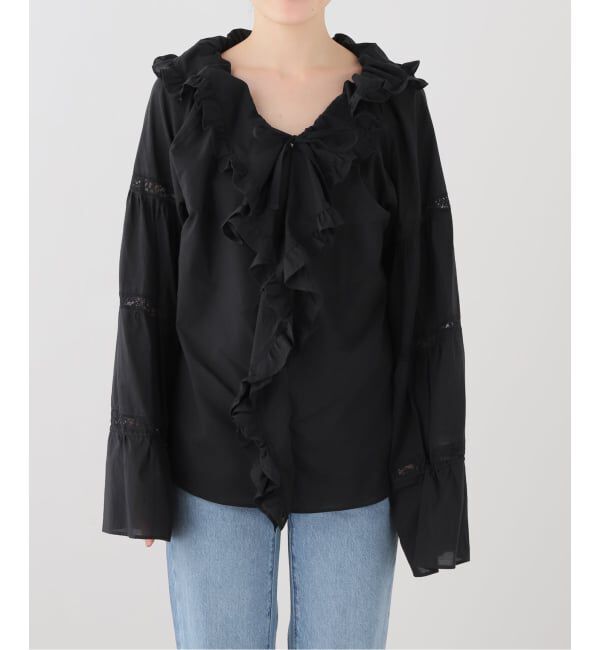 IENA LA BOUCLE「VIOLETTE ROOM バイオレットルーム EMBROIDERY TOPS VR263113」|シャツ・ブラウス|