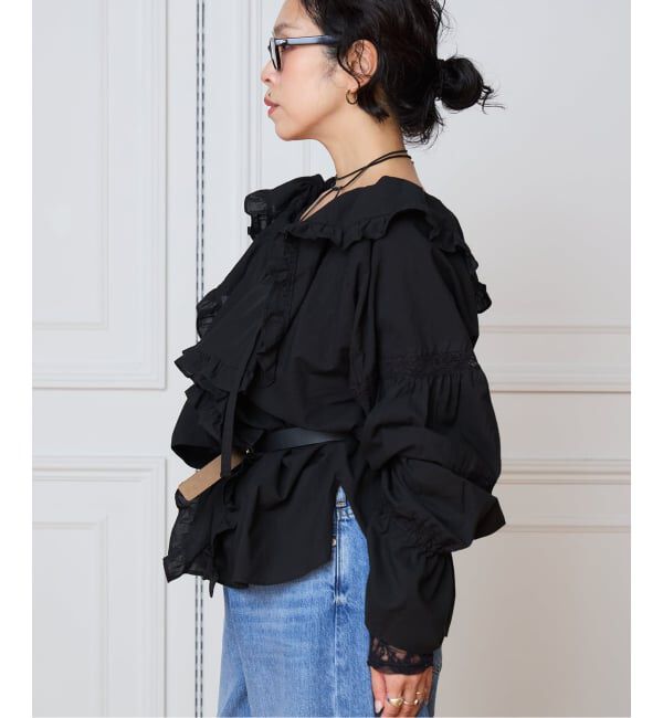 IENA LA BOUCLE「VIOLETTE ROOM バイオレットルーム EMBROIDERY TOPS VR263113」|シャツ・ブラウス|