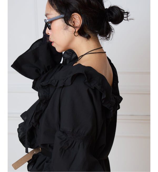 IENA LA BOUCLE「VIOLETTE ROOM バイオレットルーム EMBROIDERY TOPS VR263113」|シャツ・ブラウス|