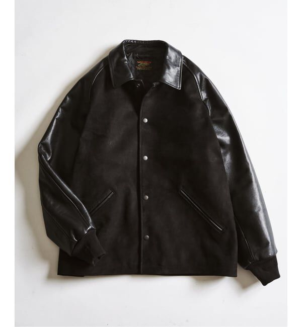417 EDIFICE「【SKOOKUM / スクーカム】417別注 Leather AWARDジャケット」|ライダースジャケット|
