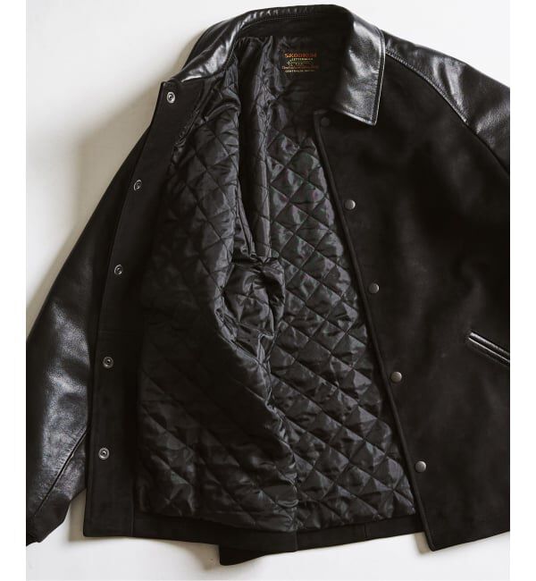 417 EDIFICE「【SKOOKUM / スクーカム】417別注 Leather AWARDジャケット」|ライダースジャケット|