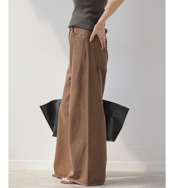 JOURNAL STANDARD relume「コットンツイルワイドパンツ」|デニム|
