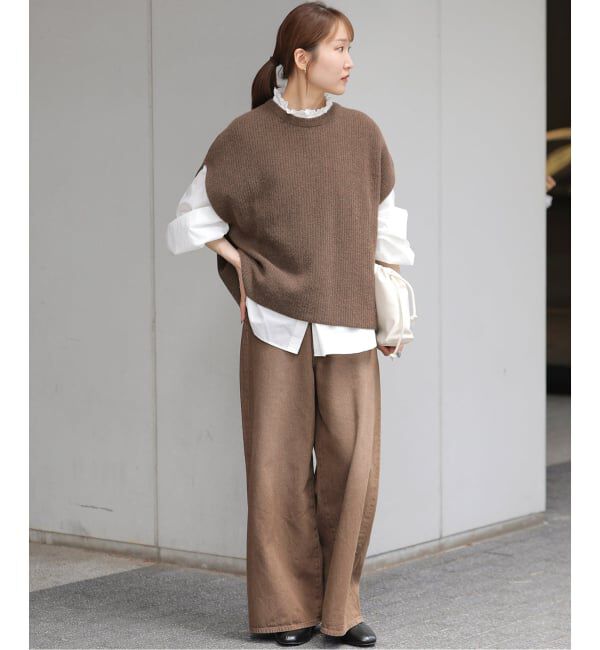 JOURNAL STANDARD relume「コットンツイルワイドパンツ」|デニム|