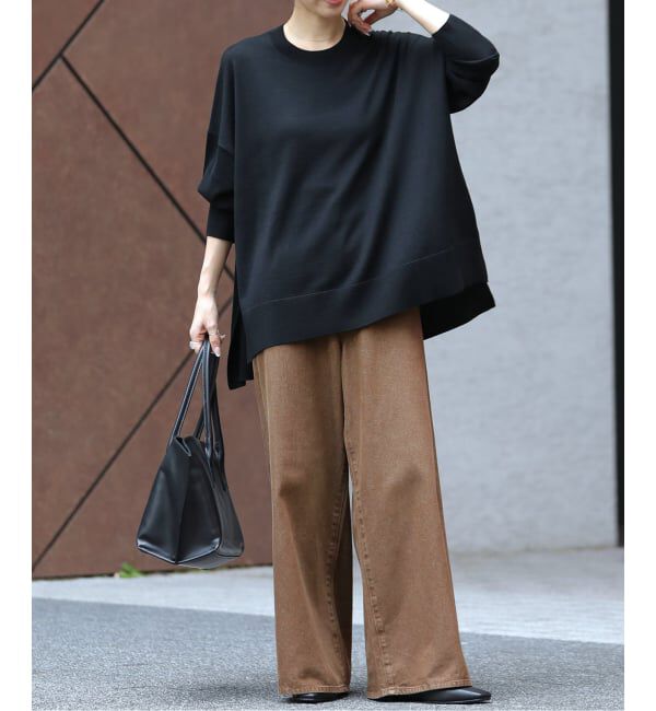 JOURNAL STANDARD relume「コットンツイルワイドパンツ」|デニム|