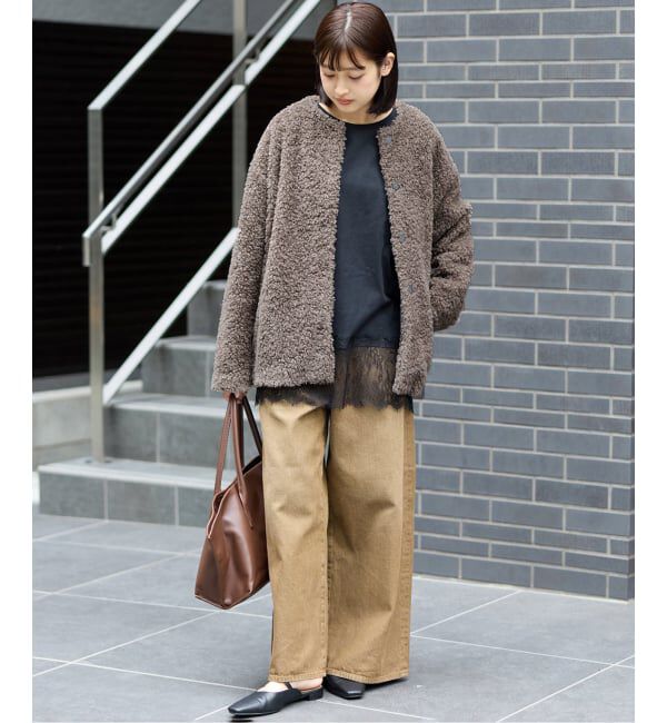 JOURNAL STANDARD relume「コットンツイルワイドパンツ」|デニム|