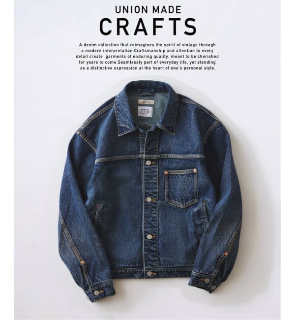 JOURNAL STANDARD relume「クラフトデニム 13.5oz トラッカージャケット」|デニムジャケット|ブルー