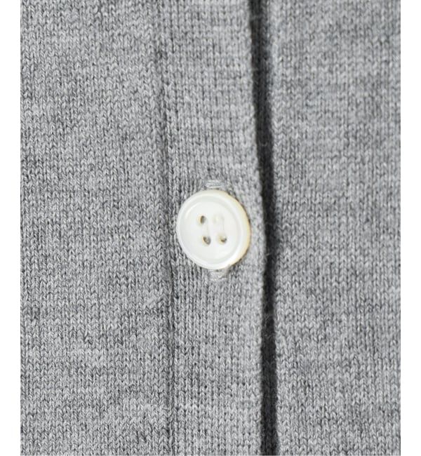 Spick and Span「《一部店舗+WEB限定予約》フリルレースポロシャツニットカーディガン」|ニット・セーター|