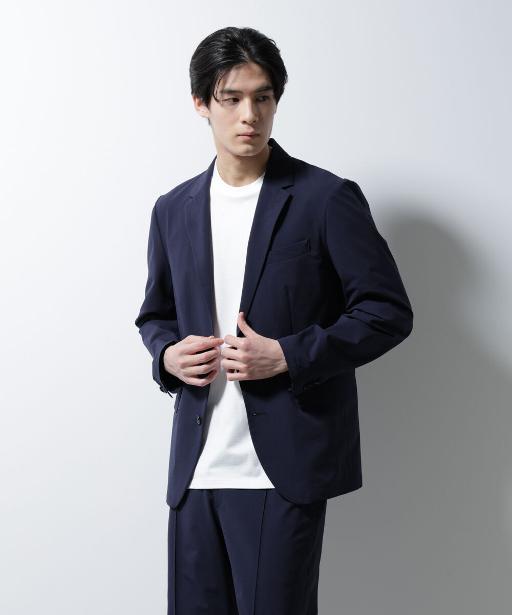NANO universe「｢N JACKET BASIC｣ﾀﾞﾝﾄﾂｵﾁｰﾙ防汚ﾃｯｸｽﾄﾚｯﾁｼﾞｬｹｯﾄ(ｾ 」|スーツ|