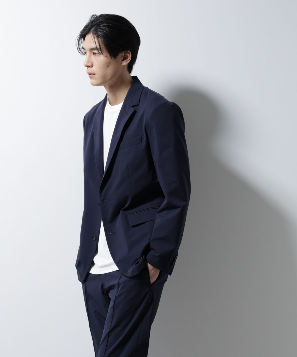 NANO universe「｢N JACKET BASIC｣ﾀﾞﾝﾄﾂｵﾁｰﾙ防汚ﾃｯｸｽﾄﾚｯﾁｼﾞｬｹｯﾄ(ｾ 」|スーツ|