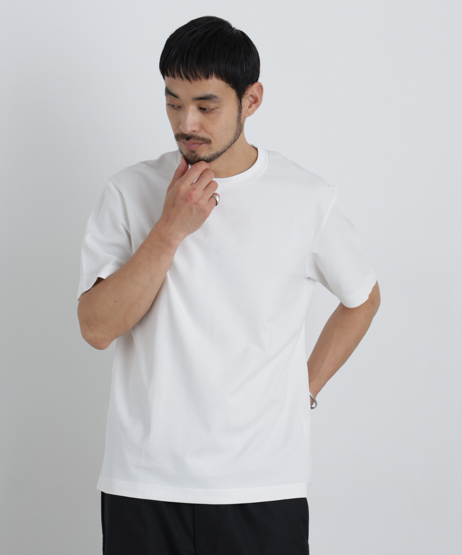 NANO universe「60ポンチTシャツ 半袖」|Tシャツ・カットソー|