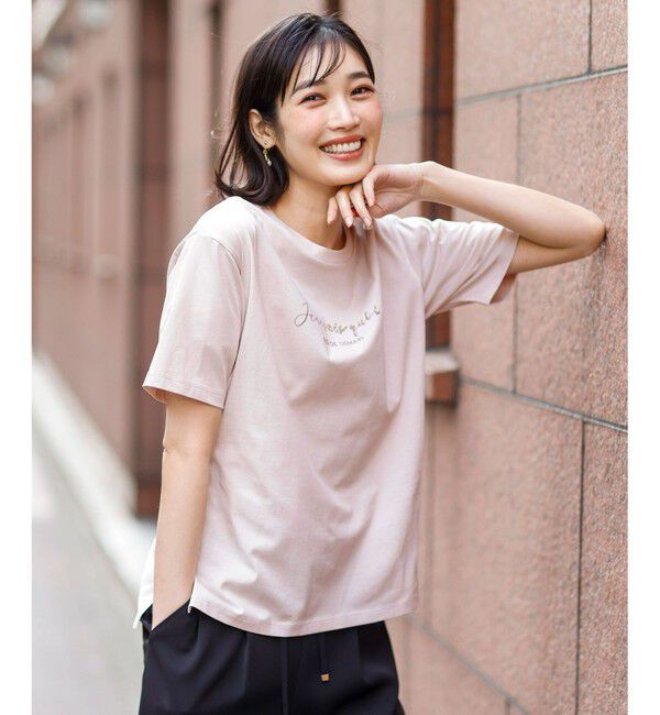 ANY SIS「ビジュープリント Ｔシャツ」|Tシャツ・カットソー|