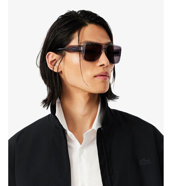 LACOSTE「防風 撥水 ジップアップブルゾン」|ブルゾン・スタジャン|