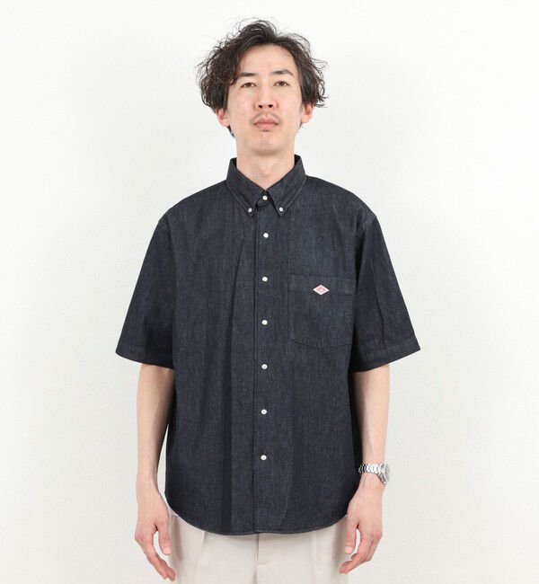 NOLLEY'S goodman「【DANTON/ダントン】DOT BUTTON B.D. SHIRT SS 26SS（DT-B0337 DUG）」|シャツ・ブラウス|