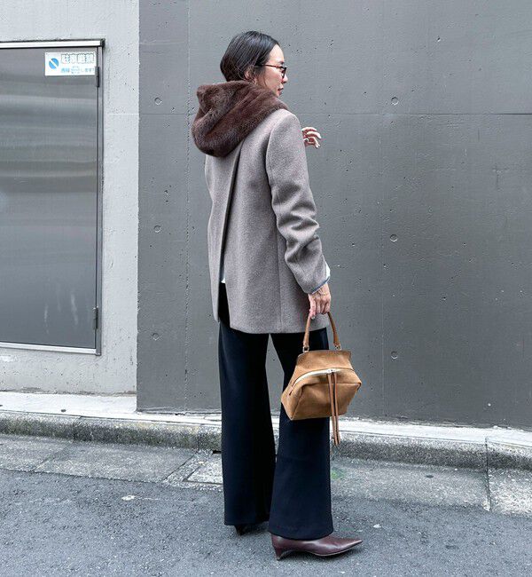 NOLLEY'S sophi「【NOLLEY&rsquo;S mgr.松葉別注・一部WEB限定色】《セットアップ》ツイルバイヤス洗練美脚パンツ」|その他|