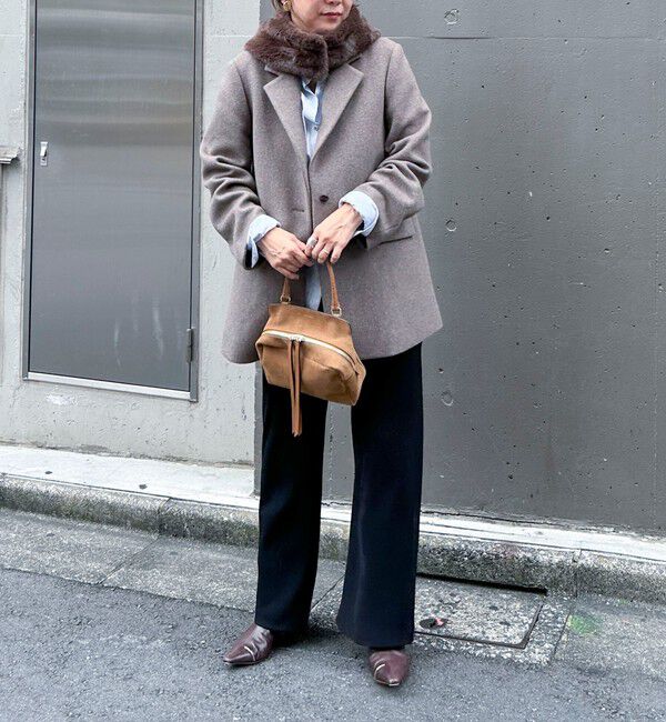 NOLLEY'S sophi「【NOLLEY&rsquo;S mgr.松葉別注・一部WEB限定色】《セットアップ》ツイルバイヤス洗練美脚パンツ」|その他|